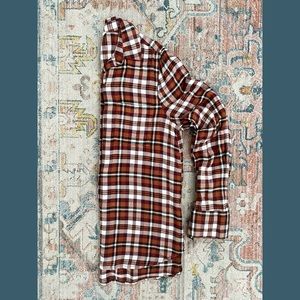 Beachlunchlounge Rustic Plaid Button Down